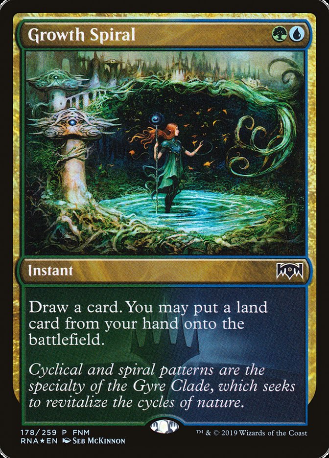 Growth Spiral (FNM) [Ravnica Allegiance Promos] | The CG Realm