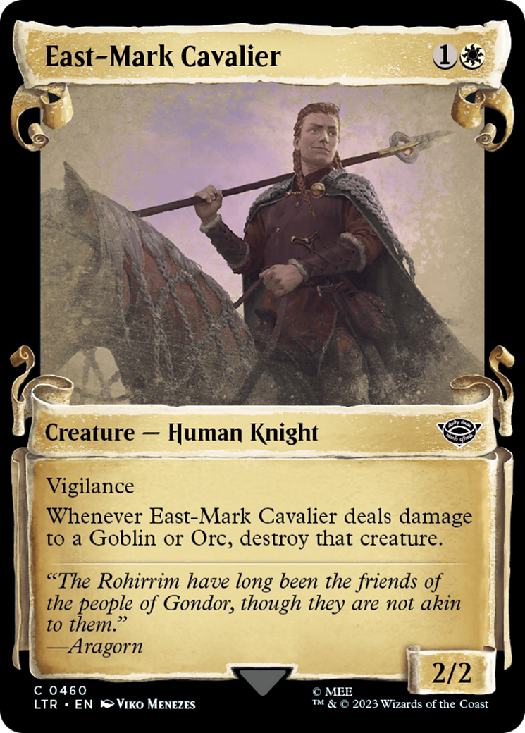 East-Mark Cavalier [The Lord of the Rings: Tales of Middle-Earth Showcase Scrolls] | The CG Realm
