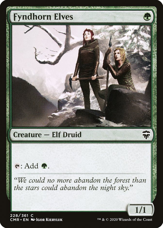 Fyndhorn Elves [Commander Legends] | The CG Realm