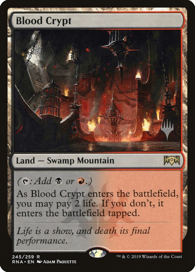 Blood Crypt (Promo Pack) [Ravnica Allegiance Promos] | The CG Realm