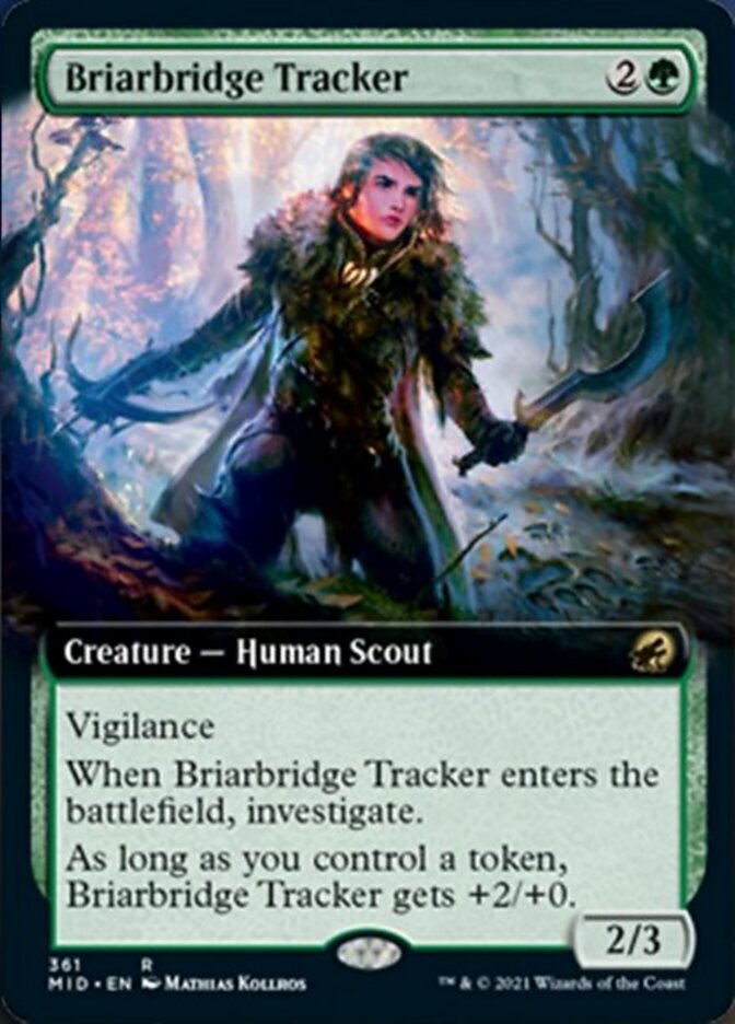 Briarbridge Tracker (Extended Art) [Innistrad: Midnight Hunt] | The CG Realm