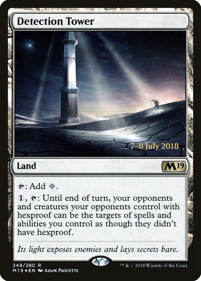Detection Tower [Core Set 2019 Prerelease Promos] | The CG Realm
