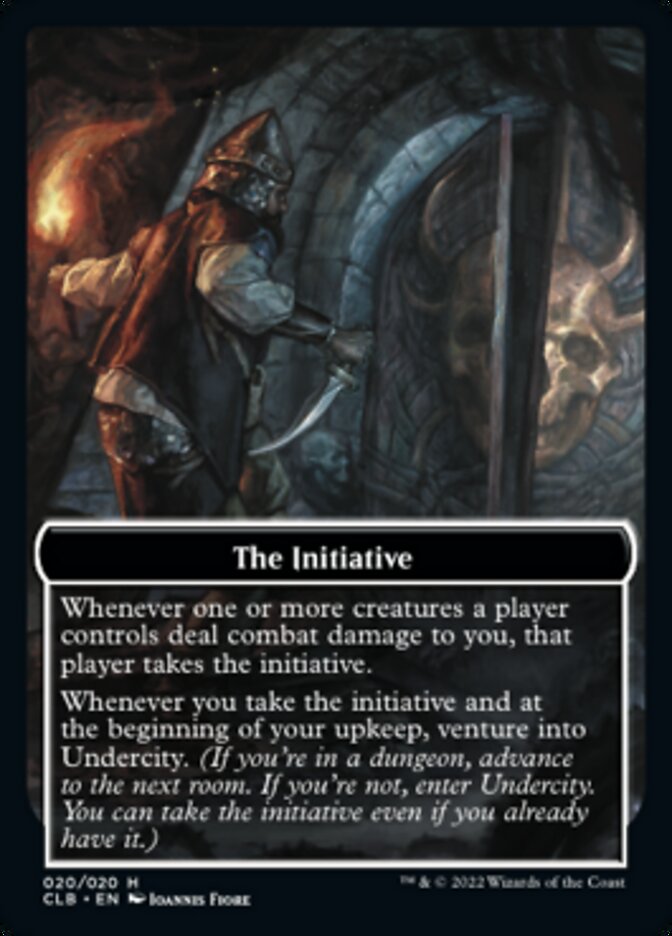 The Initiative // Undercity Double-Sided Token [Commander Legends: Battle for Baldur's Gate Tokens] | The CG Realm