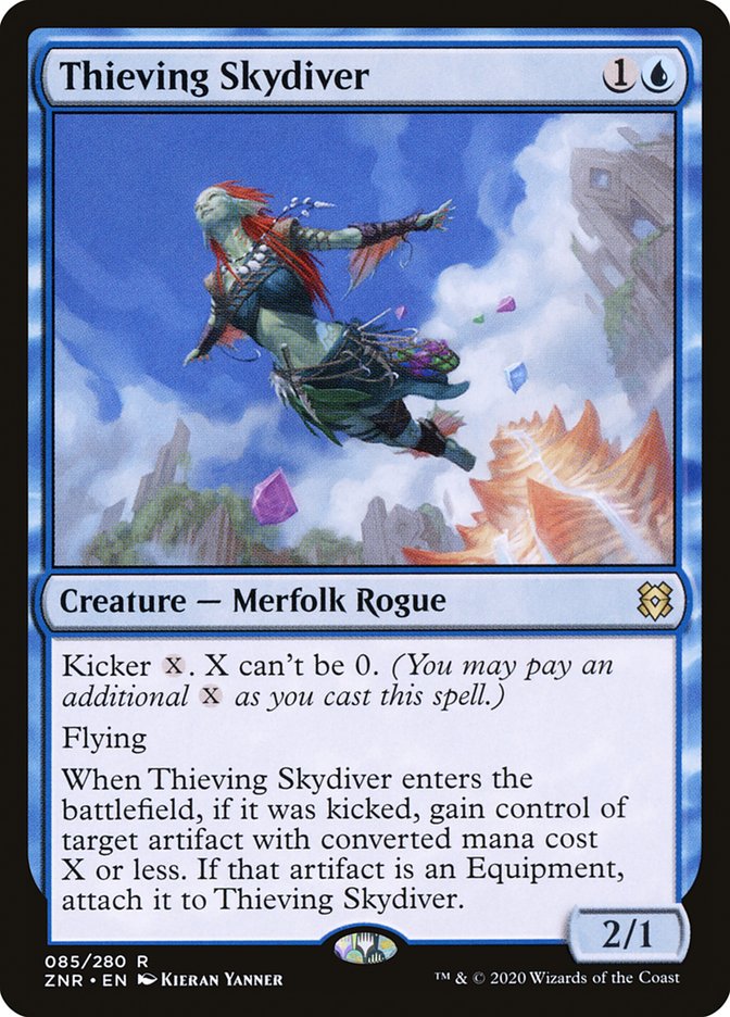 Thieving Skydiver [Zendikar Rising] | The CG Realm