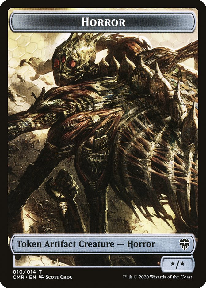 Horror Token [Commander Legends Tokens] | The CG Realm