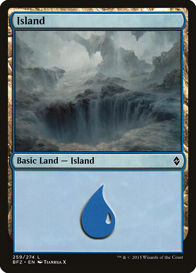 Island (259) [Battle for Zendikar] | The CG Realm