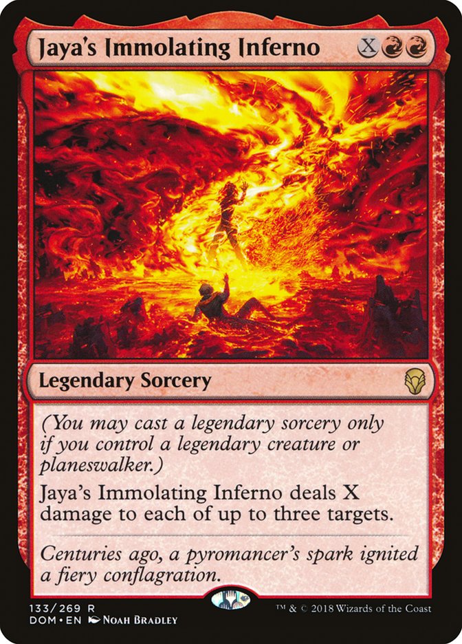 Jaya's Immolating Inferno [Dominaria] | The CG Realm