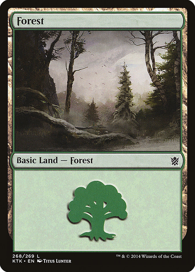 Forest (268) [Khans of Tarkir] | The CG Realm