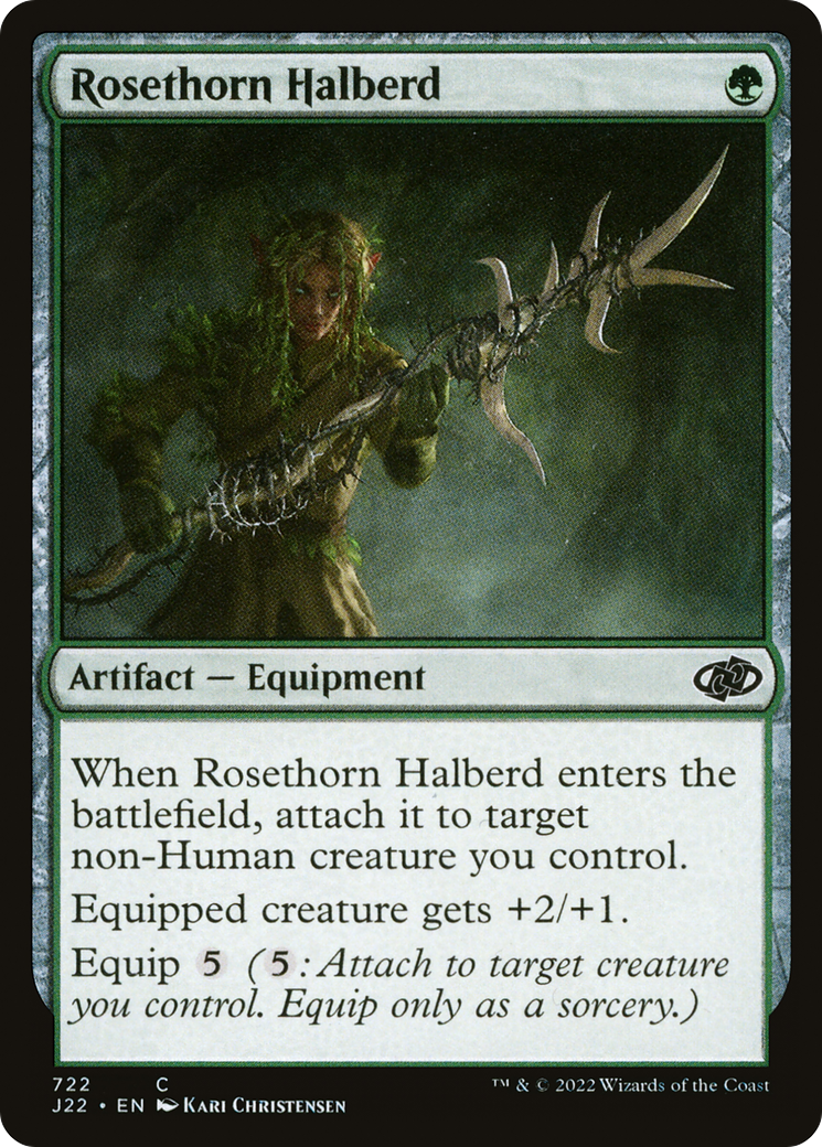 Rosethorn Halberd [Jumpstart 2022] | The CG Realm