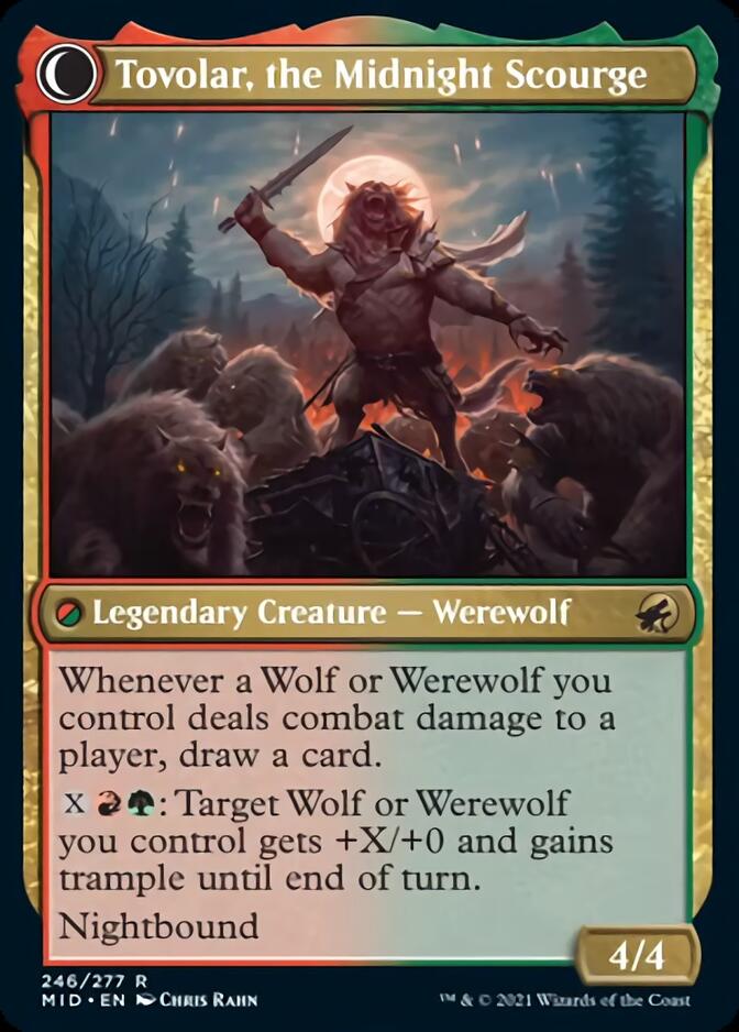 Tovolar, Dire Overlord (MID-246) - Innistrad: Midnight Hunt: (Double Faced Transform)