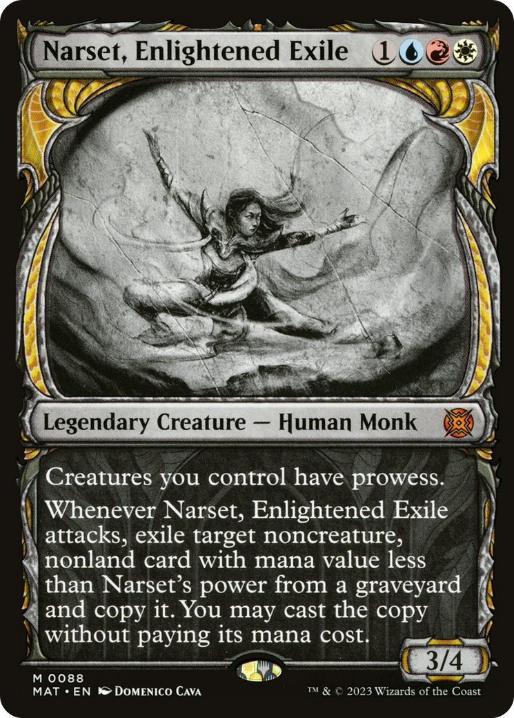 Narset, Enlightened Exile (Showcase) [March of the Machine: The Aftermath] | The CG Realm