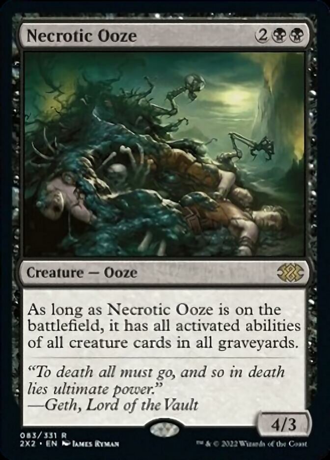 Necrotic Ooze [Double Masters 2022] | The CG Realm