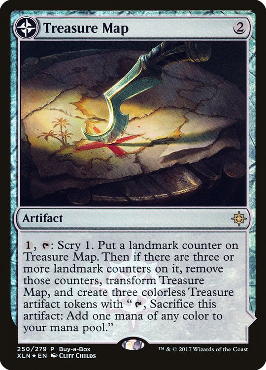 Treasure Map (BABP-250) - XLN Treasure Chest: (compasslanddfc) Foil