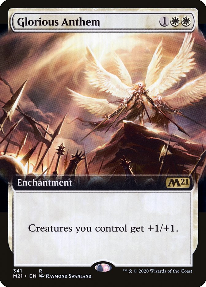 Glorious Anthem (Extended Art) [Core Set 2021] | The CG Realm