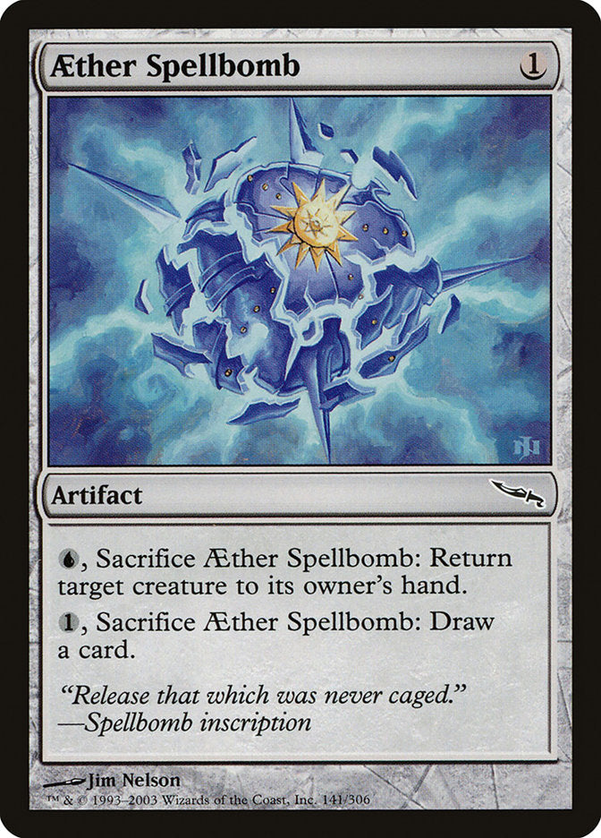 Aether Spellbomb [Mirrodin] | The CG Realm