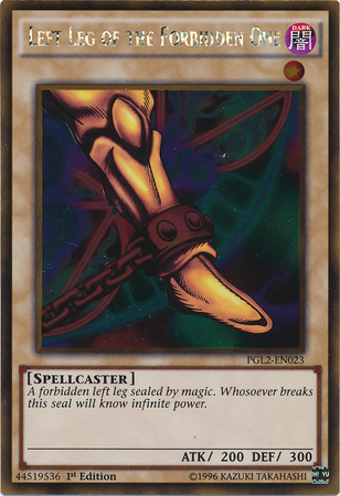 Left Leg of the Forbidden One [PGL2-EN023] Gold Rare | The CG Realm