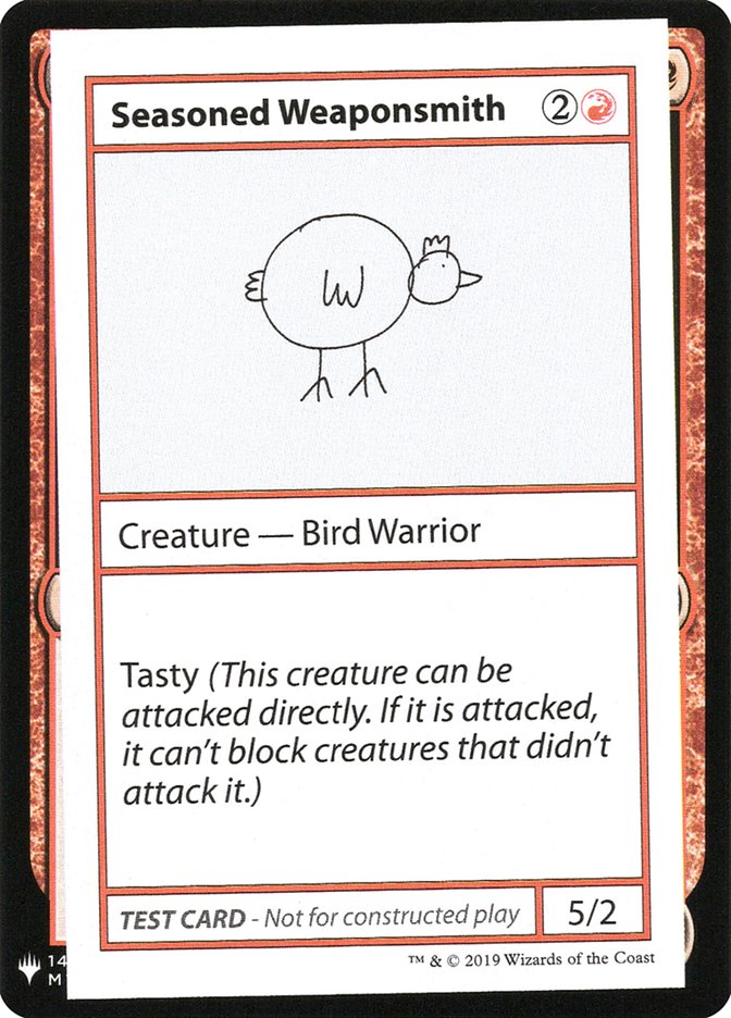 Seasoned Weaponsmith [Mystery Booster Playtest Cards] | The CG Realm