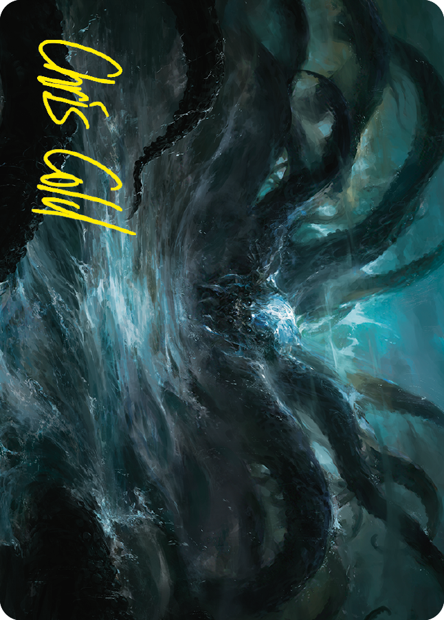 The Watcher in the Water Art Card (Gold-Stamped Signature) [The Lord of the Rings: Tales of Middle-earth Art Series] | The CG Realm