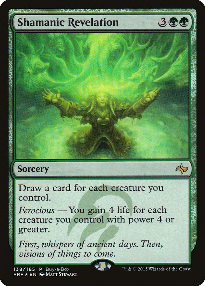 Shamanic Revelation (Buy-A-Box) [Fate Reforged Promos] | The CG Realm