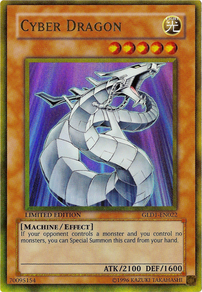 Cyber Dragon [GLD1-EN022] Gold Rare | The CG Realm