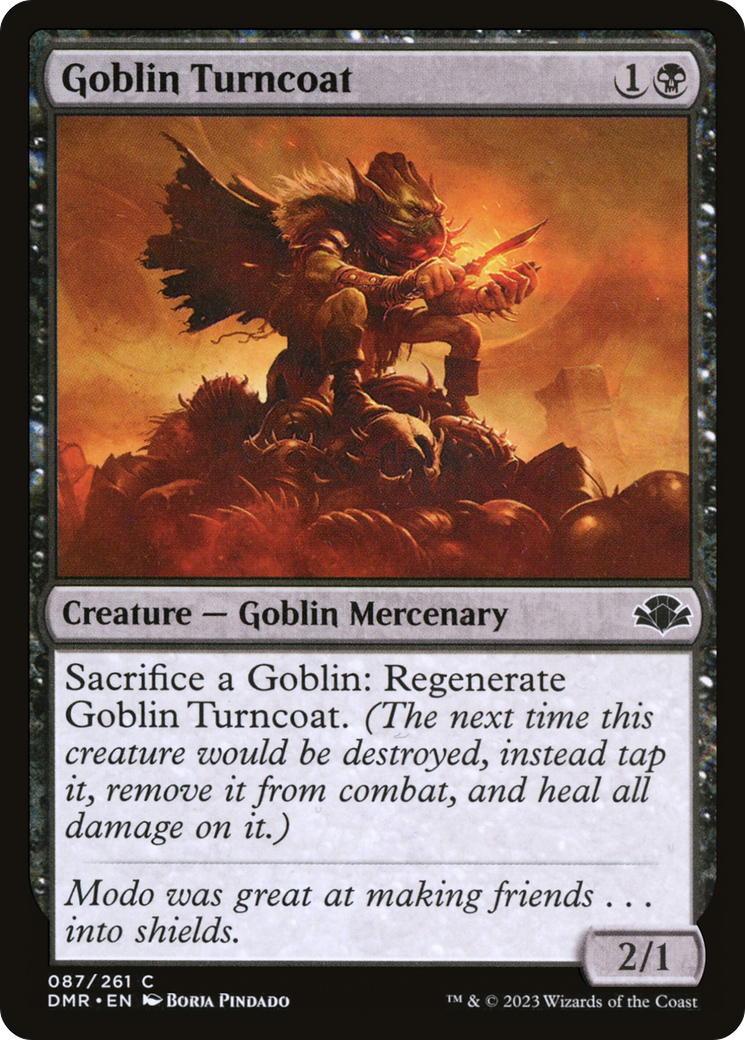 Goblin Turncoat [Dominaria Remastered] | The CG Realm