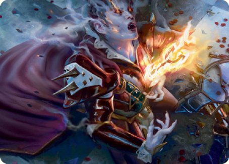 Flame-Blessed Bolt Art Card [Innistrad: Crimson Vow Art Series] | The CG Realm