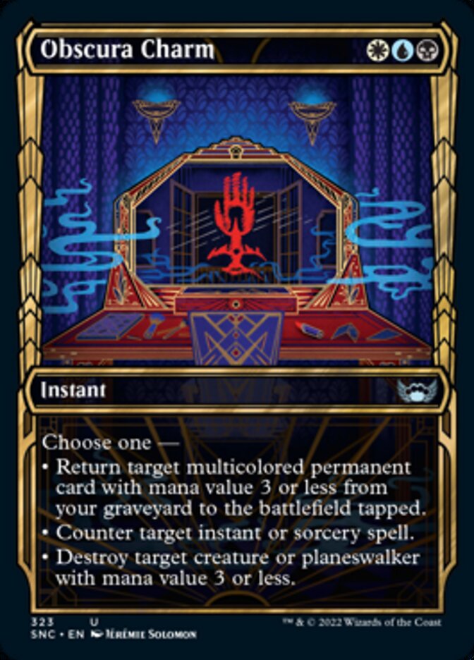 Obscura Charm (Showcase Golden Age) [Streets of New Capenna] | The CG Realm