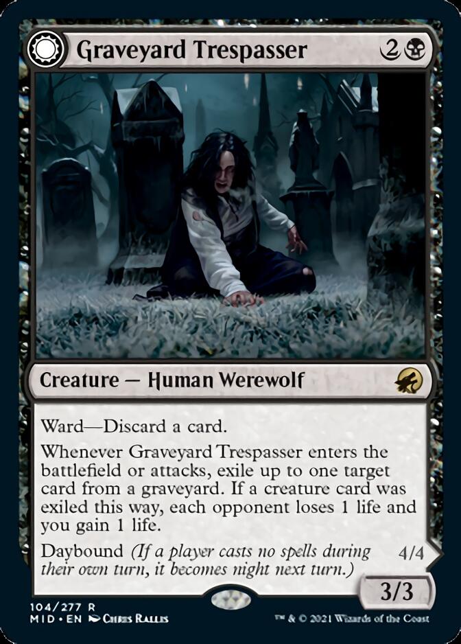 Graveyard Trespasser // Graveyard Glutton [Innistrad: Midnight Hunt] | The CG Realm