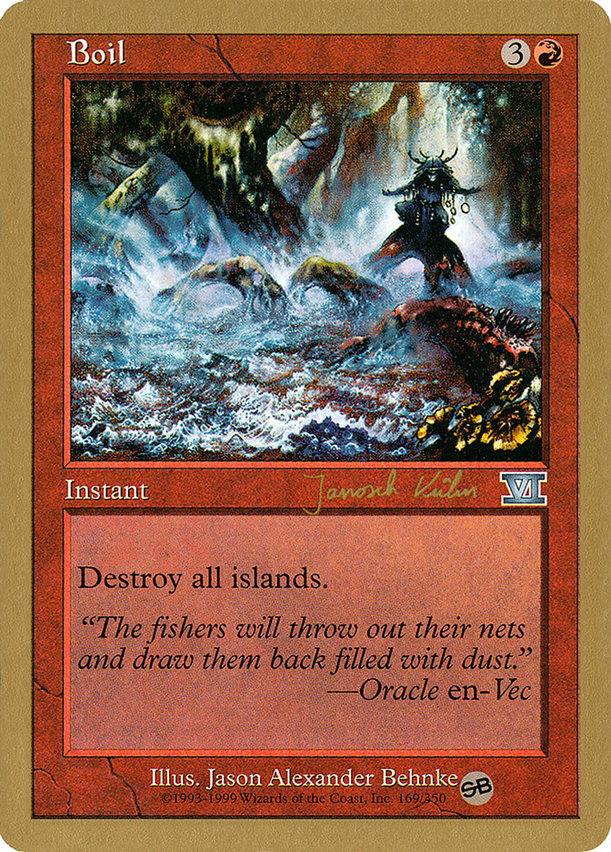 Boil (Janosch Kuhn) (SB) [World Championship Decks 2000] | The CG Realm