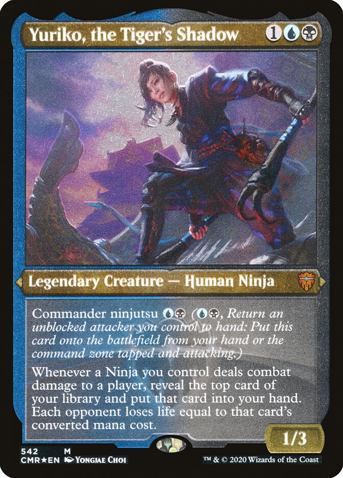 Yuriko, the Tiger's Shadow (Etched) [Commander Legends] | The CG Realm