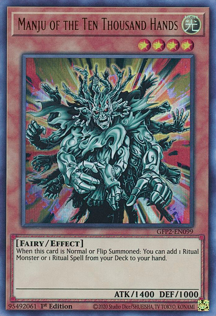 Manju of the Ten Thousand Hands [GFP2-EN099] Ultra Rare | The CG Realm