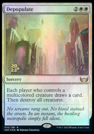 Depopulate [Streets of New Capenna Prerelease Promos] | The CG Realm