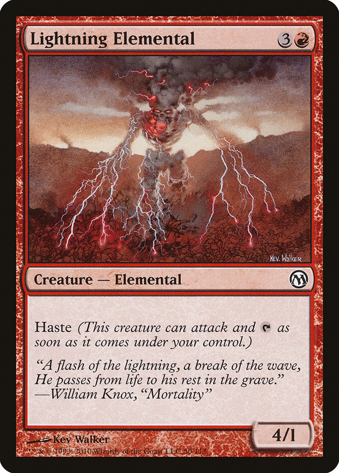 Lightning Elemental [Duels of the Planeswalkers] | The CG Realm