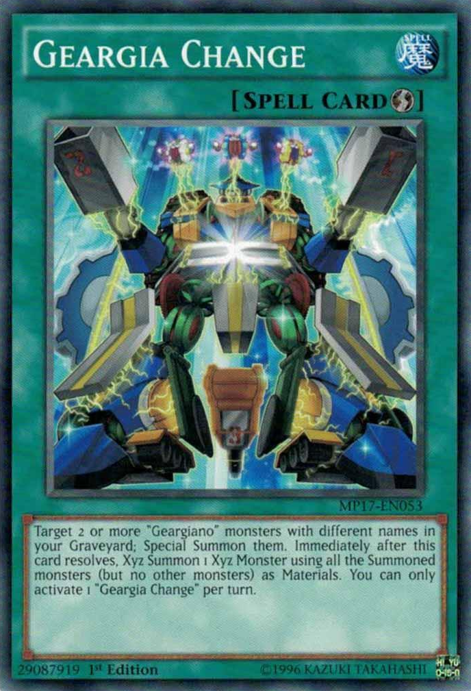 Geargia Change [MP17-EN053] Common | The CG Realm