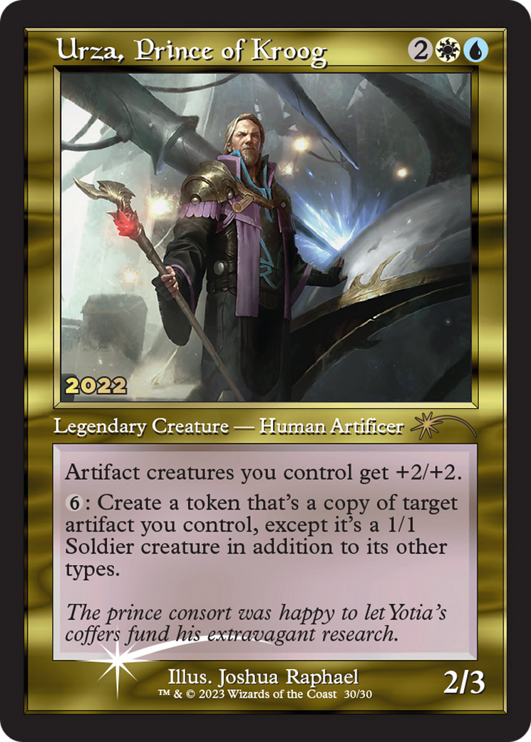 Urza, Prince of Kroog [30th Anniversary Promos] | The CG Realm