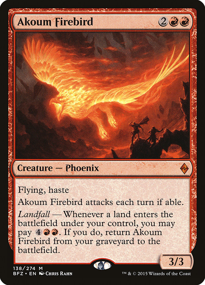 Akoum Firebird [Battle for Zendikar] | The CG Realm