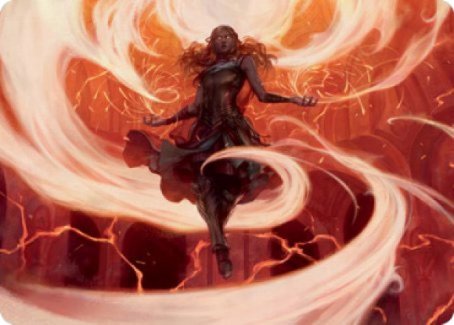 Crackle with Power Art Card [Strixhaven: School of Mages Art Series] | The CG Realm