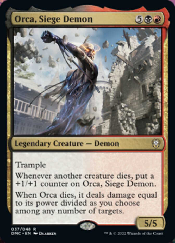 Orca, Siege Demon [Dominaria United Commander] | The CG Realm