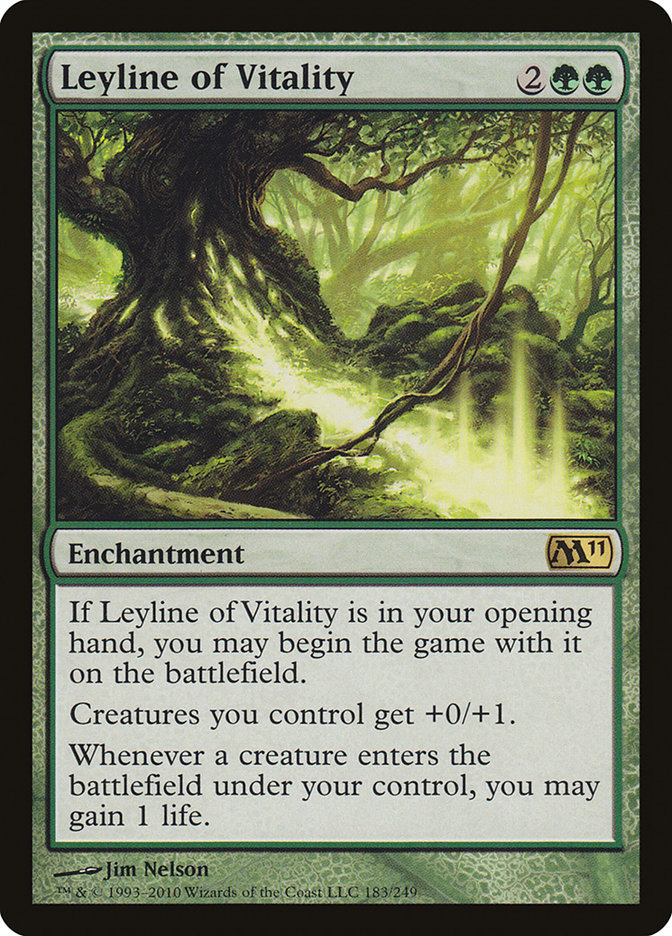 Leyline of Vitality [Magic 2011] | The CG Realm