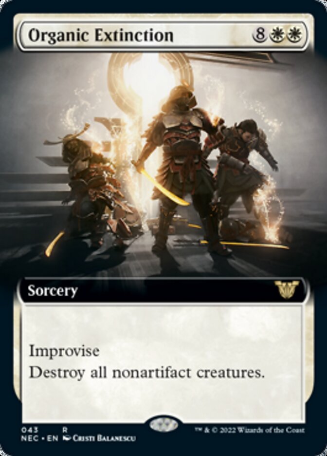 Organic Extinction (Extended Art) [Kamigawa: Neon Dynasty Commander] | The CG Realm