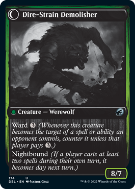 Burly Breaker (DBL-174) - Innistrad: Double Feature: (Double Faced Transform)