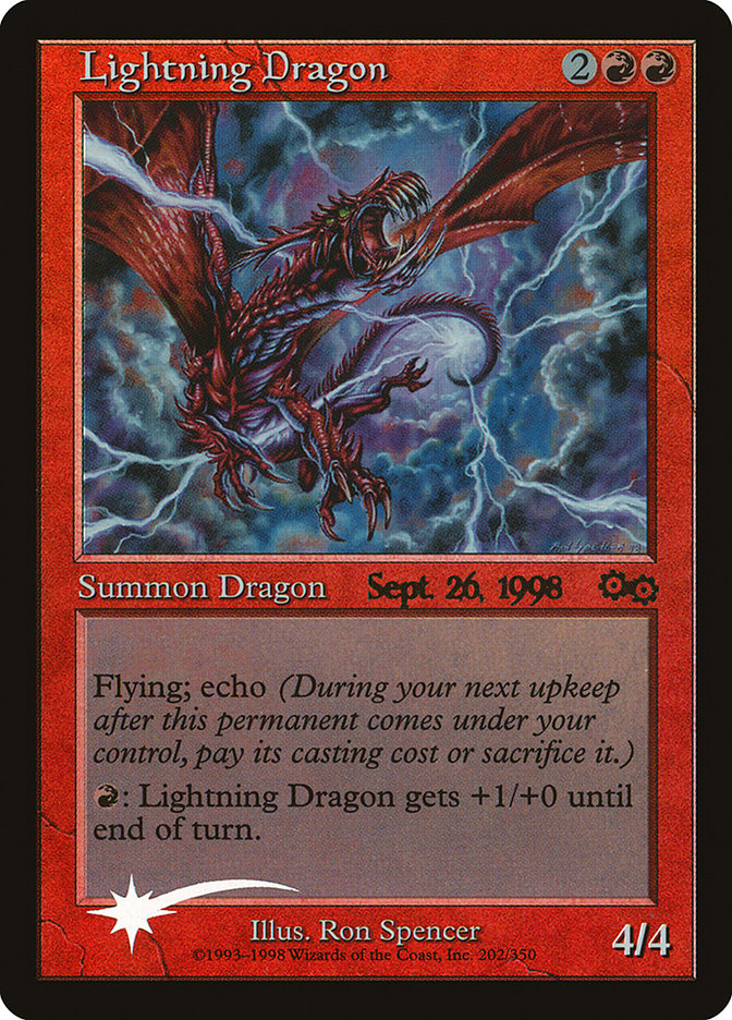Lightning Dragon [Urza's Saga Promos] | The CG Realm