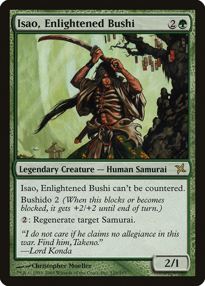 Isao, Enlightened Bushi [Betrayers of Kamigawa] | The CG Realm