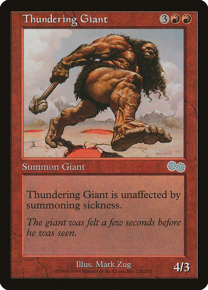 Thundering Giant [Urza's Saga] | The CG Realm