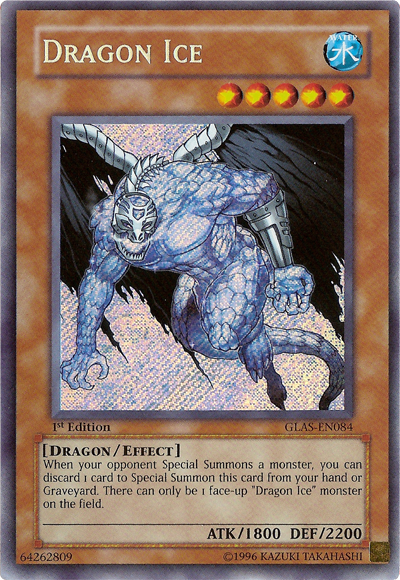 Dragon Ice [GLAS-EN084] Secret Rare | The CG Realm