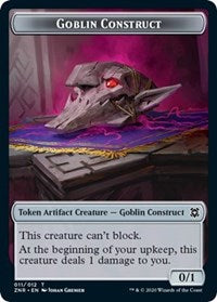 Goblin Construct // Kor Warrior Double-Sided Token [Zendikar Rising Tokens] | The CG Realm