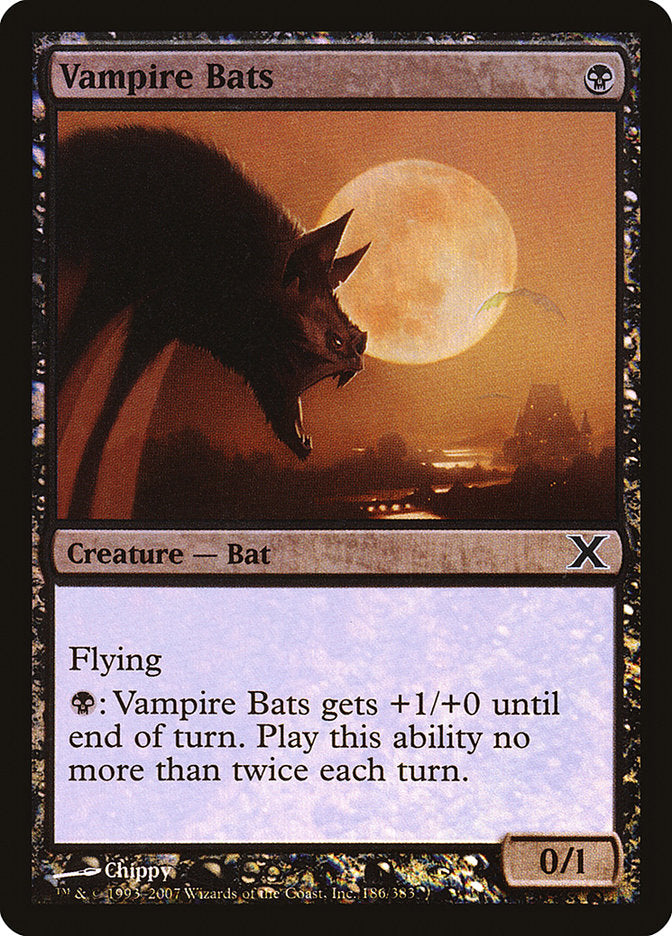 Vampire Bats (Premium Foil) [Tenth Edition] | The CG Realm