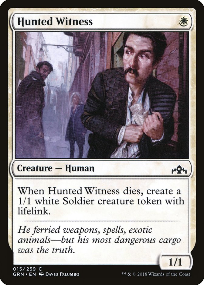 Hunted Witness [Guilds of Ravnica] | The CG Realm