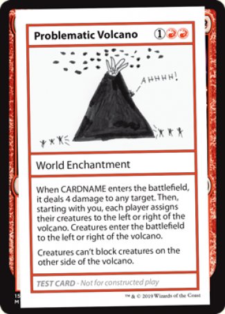Problematic Volcano (2021 Edition) [Mystery Booster Playtest Cards] | The CG Realm