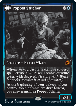Poppet Stitcher (DBL-071) - Innistrad: Double Feature: (Double Faced Transform)